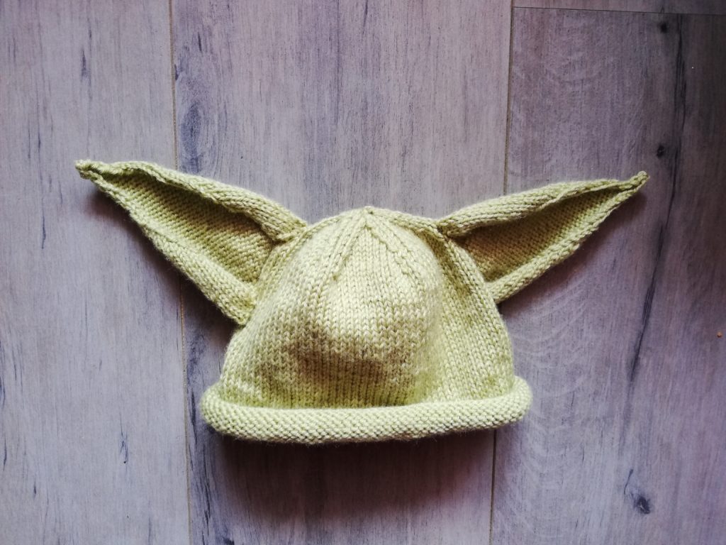 Bonnet yoda bébé tricot