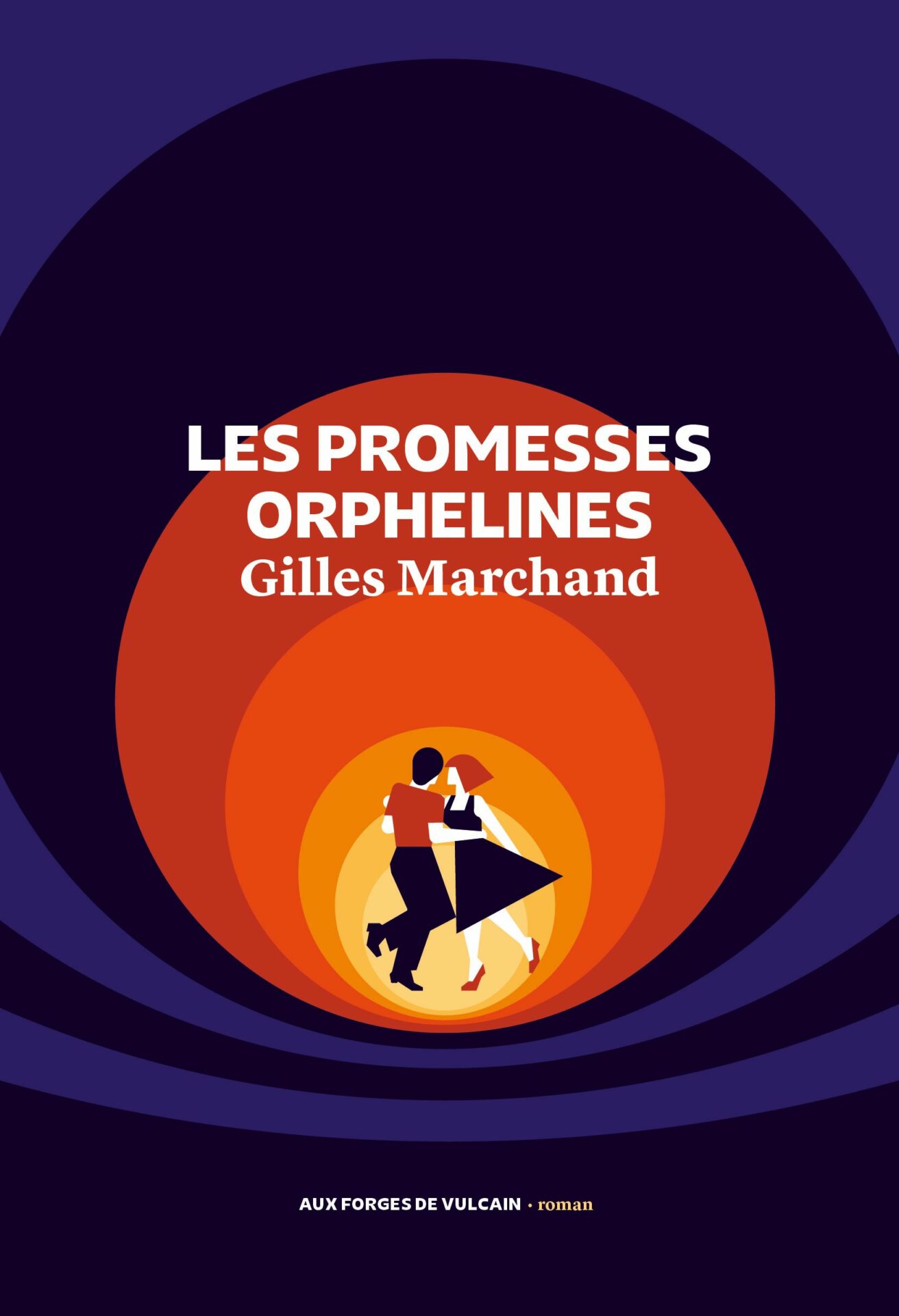 couverture du roman Les promesses orphelines, représentant un couple qui danse au centre d'une boule
